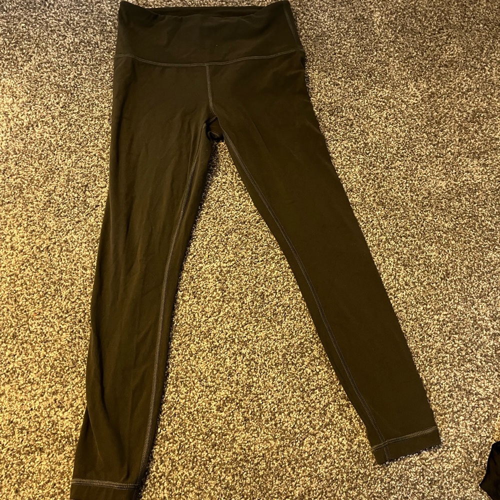 Athlete Elation 7/8 Leggings XS, Grey Olive
